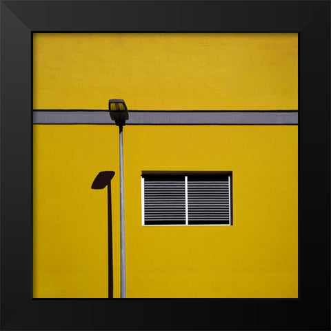 Urban Minimalism Black Modern Wood Framed Art Print by Schuster, Inge