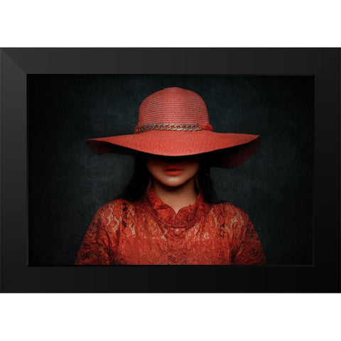 Ketutupan Black Modern Wood Framed Art Print by Abdillah, Djayent