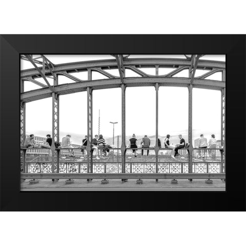 Quitting Time I Black Modern Wood Framed Art Print by Richter, Regine