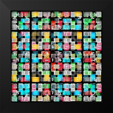 Amsterdam 52 Black Modern Wood Framed Art Print by Shrayer, Igor