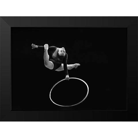 Flying Black Modern Wood Framed Art Print by Li, Rob