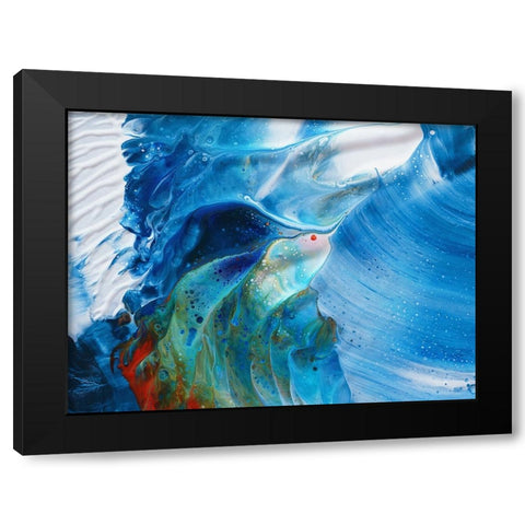 Flying Into The Waves Black Modern Wood Framed Art Print with Double Matting by Westum, Heidi
