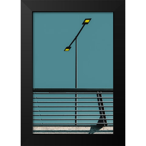 Daylight Black Modern Wood Framed Art Print by Ruckert, Stephan