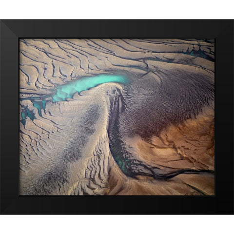 Eye Of Sauron Black Modern Wood Framed Art Print by Sadovsky, Vlad