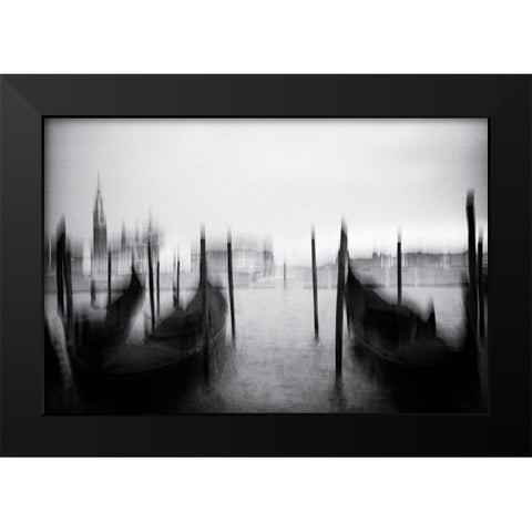 Sognare a Venezia Black Modern Wood Framed Art Print by Hullot Scalvenzi, Benjamine