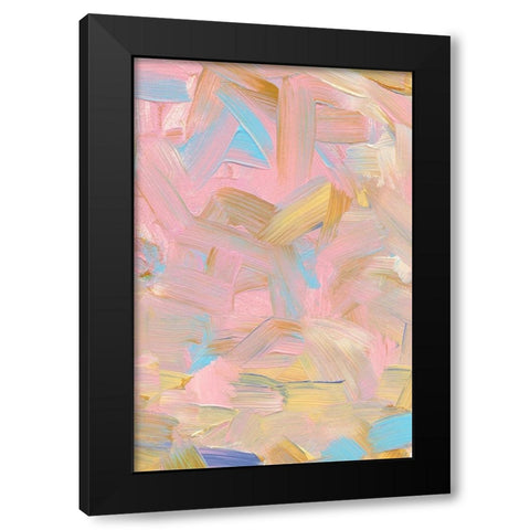 Playday Black Modern Wood Framed Art Print by uplusmestudio