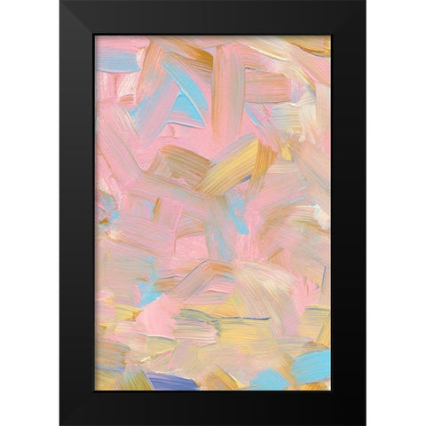 Playday Black Modern Wood Framed Art Print by uplusmestudio