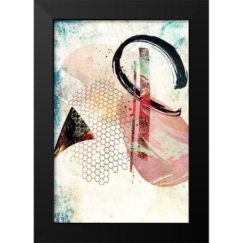 Boho art 16 Black Modern Wood Framed Art Print by Kulik, Rafal