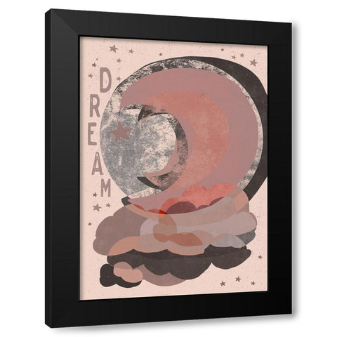 Dream (Light Version) Black Modern Wood Framed Art Print by Treechild