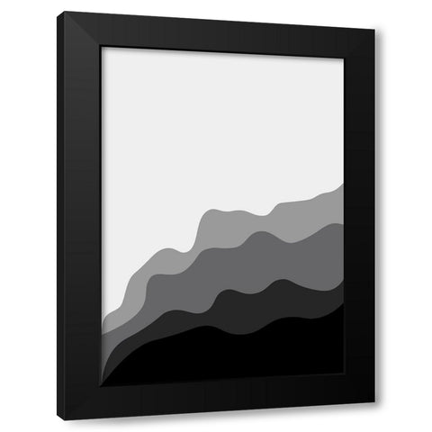 Mono Black Modern Wood Framed Art Print by Grace Agustin, Wendy