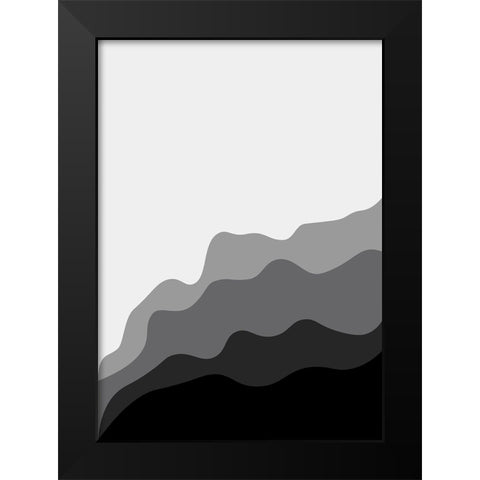 Mono Black Modern Wood Framed Art Print by Grace Agustin, Wendy
