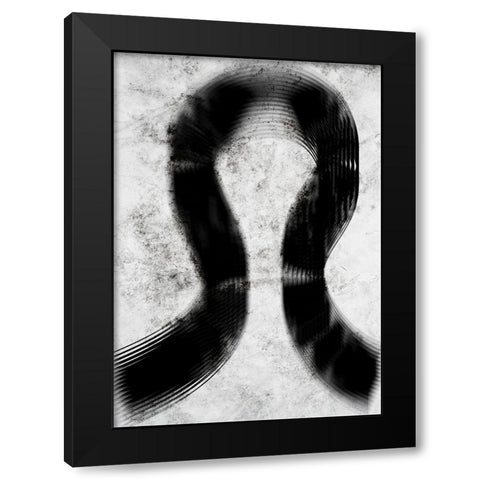 Drift Black Modern Wood Framed Art Print with Double Matting by Elmoudden, Omar