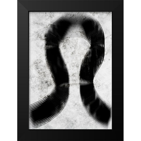 Drift Black Modern Wood Framed Art Print by Elmoudden, Omar