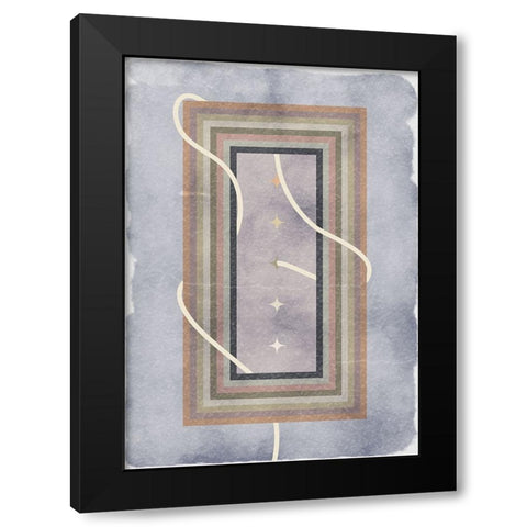 Soul in a frame Black Modern Wood Framed Art Print by Elmoudden, Omar