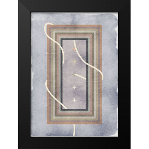 Soul in a frame Black Modern Wood Framed Art Print by Elmoudden, Omar