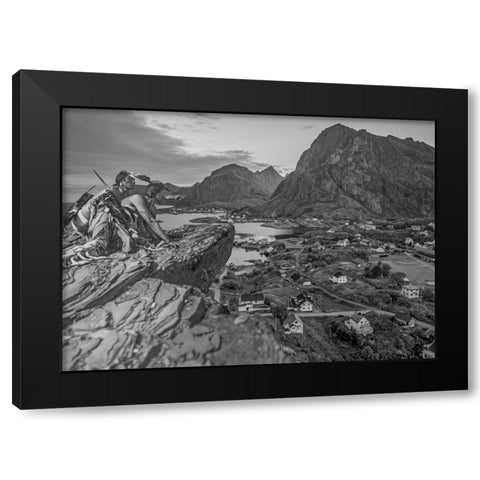 A Different Time 2 Black Modern Wood Framed Art Print with Double Matting by Martinussen, Baard