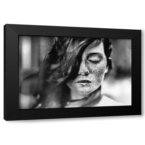 Hopes Unseen Black Modern Wood Framed Art Print with Double Matting by Hur, Lars