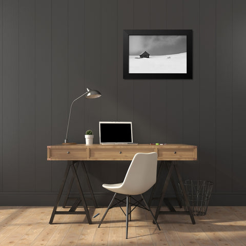 Drumul Spre Casa (The Way Home) Black Modern Wood Framed Art Print by Dumitrescu, Vlad