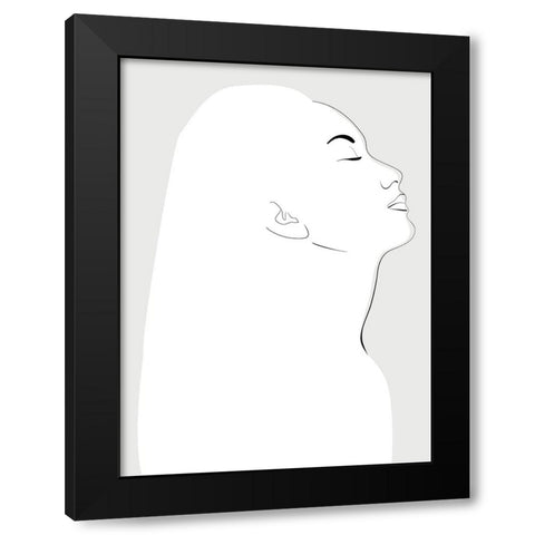 Orli portrait Black Modern Wood Framed Art Print with Double Matting by Laiz Blursbyai, Rosana