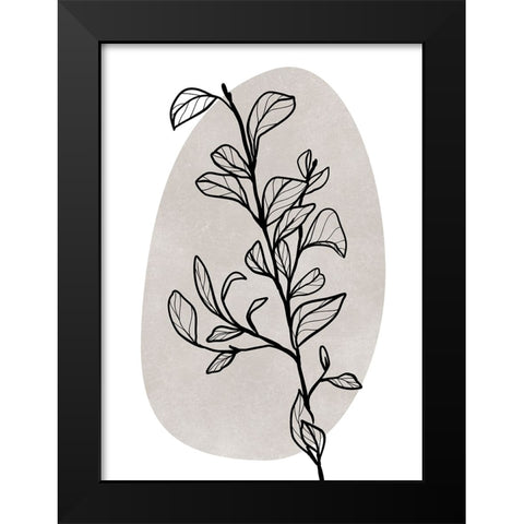 Garran I Black Modern Wood Framed Art Print by Laiz Blursbyai, Rosana