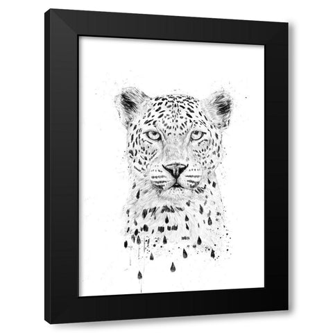 Raining again Black Modern Wood Framed Art Print by Solti, Balazs