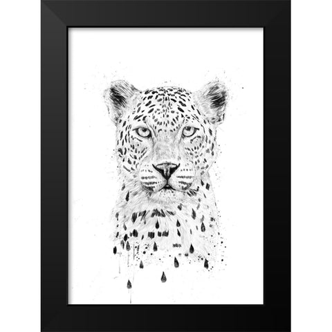 Raining again Black Modern Wood Framed Art Print by Solti, Balazs