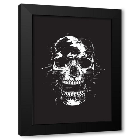 Scream (bw) Black Modern Wood Framed Art Print by Solti, Balazs