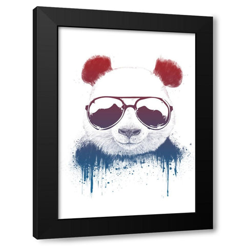Stay Cool II Black Modern Wood Framed Art Print with Double Matting by Solti, Balazs