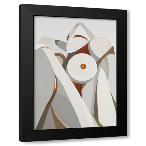 Home II Black Modern Wood Framed Art Print with Double Matting by Florea, Simona