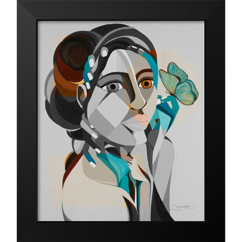 Hands of Change Black Modern Wood Framed Art Print by Florea, Simona