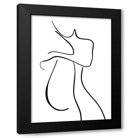 Daydreaming I Black Modern Wood Framed Art Print by Laiz Blursbyai, Rosana