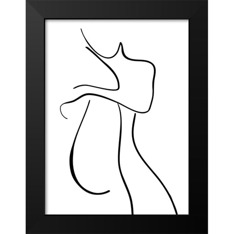 Daydreaming I Black Modern Wood Framed Art Print by Laiz Blursbyai, Rosana