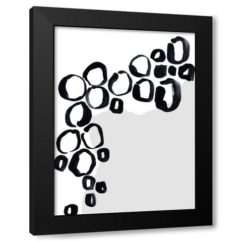 Baigh I Black Modern Wood Framed Art Print by Laiz Blursbyai, Rosana