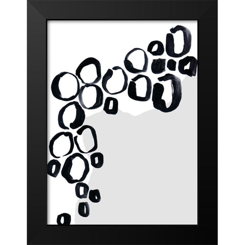 Baigh I Black Modern Wood Framed Art Print by Laiz Blursbyai, Rosana