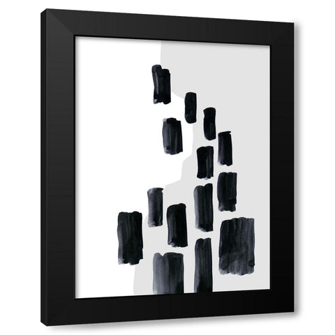 Baigh II Black Modern Wood Framed Art Print by Laiz Blursbyai, Rosana