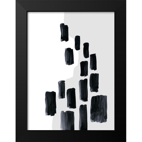 Baigh II Black Modern Wood Framed Art Print by Laiz Blursbyai, Rosana