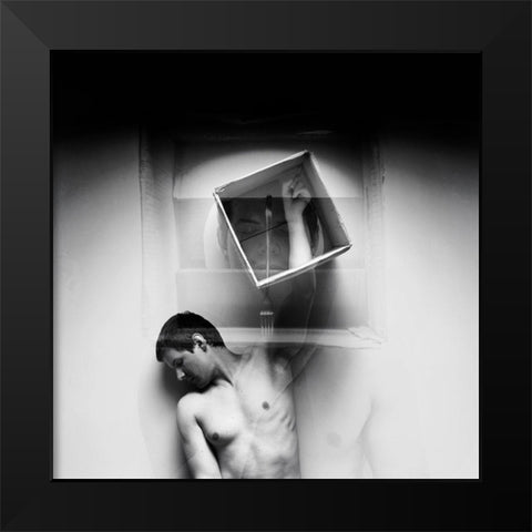 Untitled Black Modern Wood Framed Art Print by Vasiliev-Apostol, Yaroslav