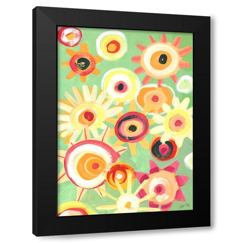 Sunny Days Black Modern Wood Framed Art Print by Zwara, Ania