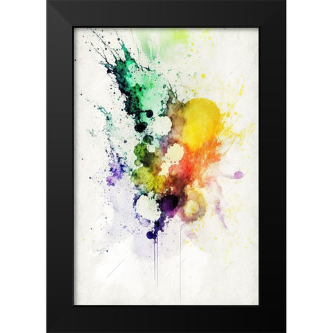 Fluid Dreams Black Modern Wood Framed Art Print by Mauro