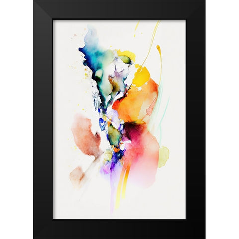 Right in the middle Black Modern Wood Framed Art Print by Mauro