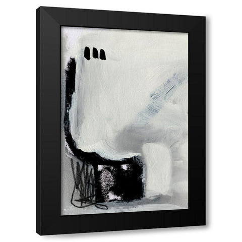 Beyond No2 Black Modern Wood Framed Art Print with Double Matting by Hobday, Dan