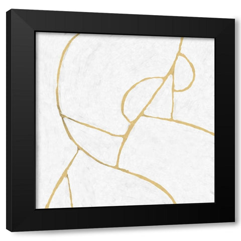 Delight Black Modern Wood Framed Art Print with Double Matting by Hobday, Dan