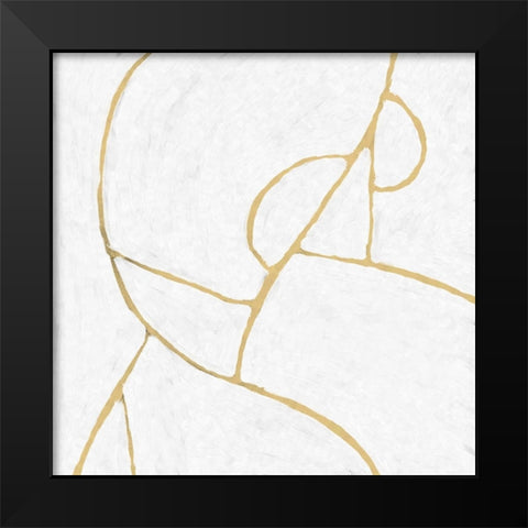 Delight Black Modern Wood Framed Art Print by Hobday, Dan