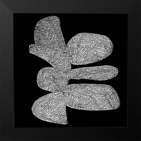 Craft Black Modern Wood Framed Art Print by Hobday, Dan