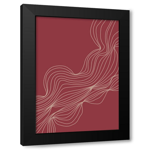 Untitled Black Modern Wood Framed Art Print with Double Matting by Boulova, Veronika