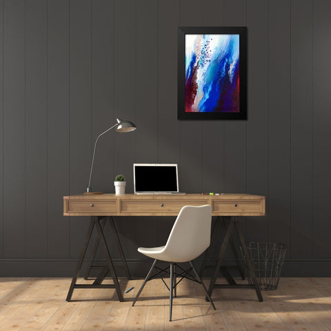 Acclivity Black Modern Wood Framed Art Print by Storms, Alyson