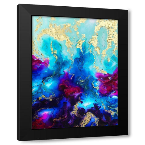 Andromeda Black Modern Wood Framed Art Print by Storms, Alyson