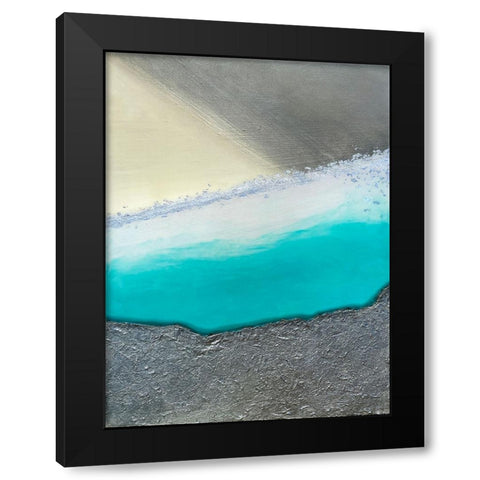 Desert Oasis 1 Black Modern Wood Framed Art Print with Double Matting by Storms, Alyson