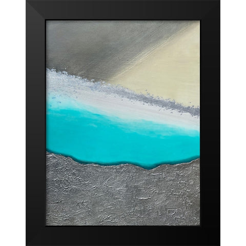 Desert Oasis 2 Black Modern Wood Framed Art Print by Storms, Alyson