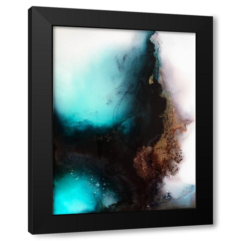 Fortune Black Modern Wood Framed Art Print by Storms, Alyson